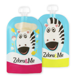 ZEBRA&Me Kapsičky na opakované použití 2ks - Potápěč + zebra