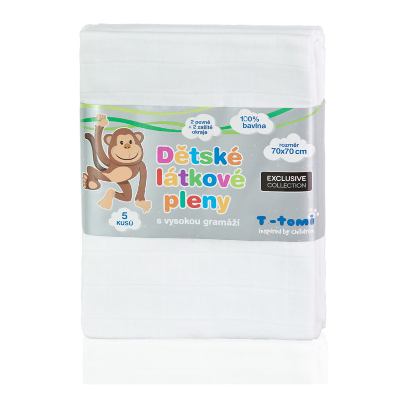 T-TOMI TETRA 5x pleny EXCLUSIVE COLLECTION bílá