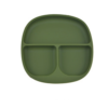 MIMIO Silikonový talíř protiskluzový - Army Green