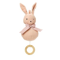 ELODIE DETAILS Hudební hračka - Powder Pink Bunny