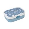 LITTLE DUTCH - Svačinový box+vidlička OCEAN BLUEN BLUE