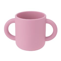 MIMIO Silikonový učící hrneček - BLUSH