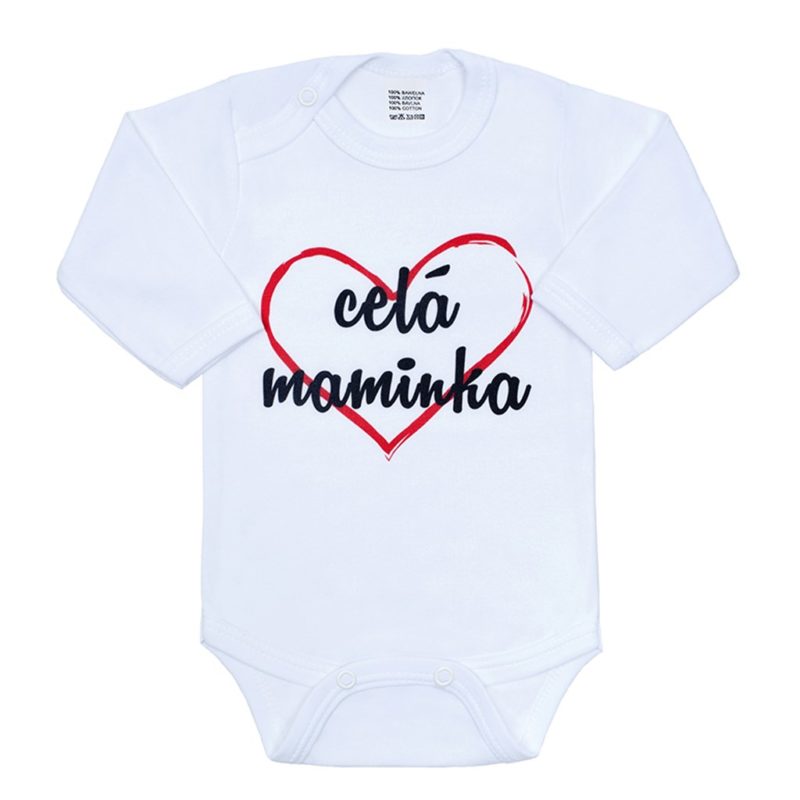 NEW BABY - Body s potiskem celá maminka