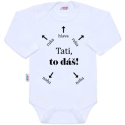 NEW BABY - Body s potiskem Tati, to dáš!