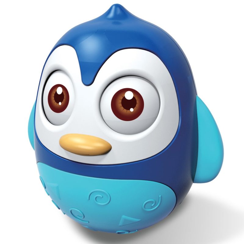 BABY MIX Kývací hračka Tučňák - modrý