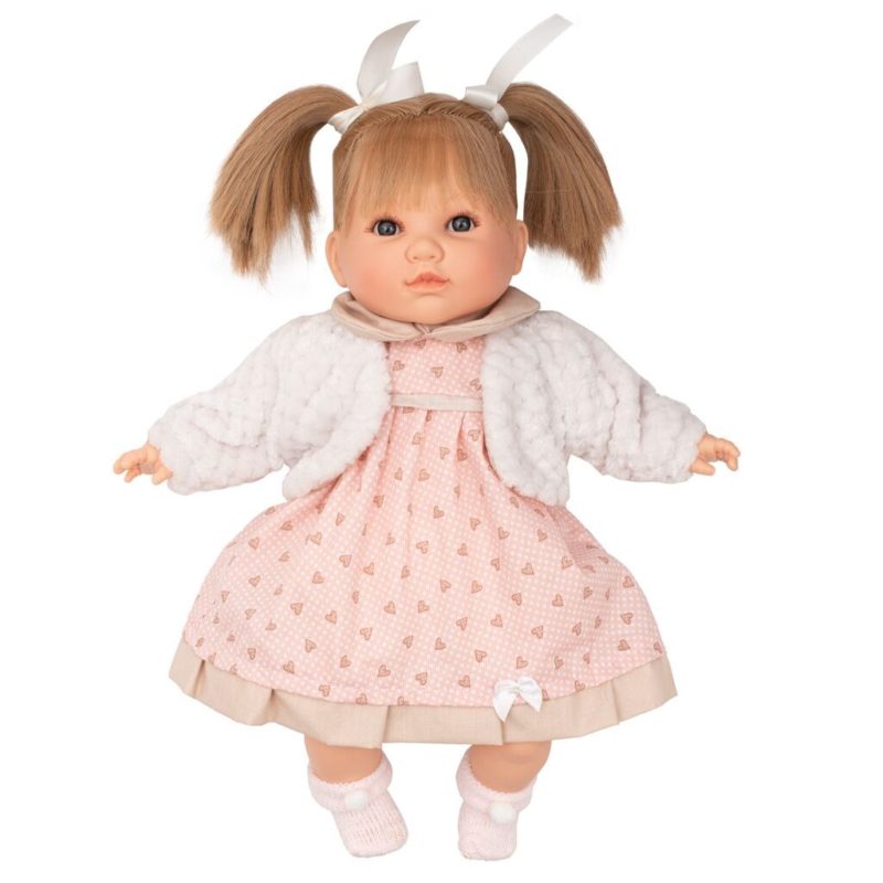 Berbesa Luxusní mluvící dětská panenka Natálka 40cm