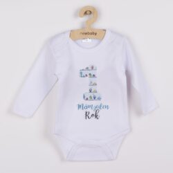 NEW BABY - Body s potiskem New Baby Mám jeden Rok