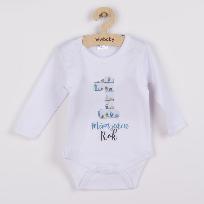 NEW BABY - Body s potiskem New Baby Mám jeden Rok