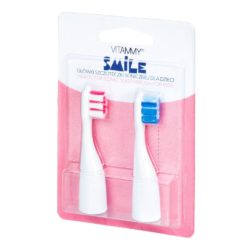 VITAMMY SMILE Náhradní zubní kartáčky Smile - Růžová
