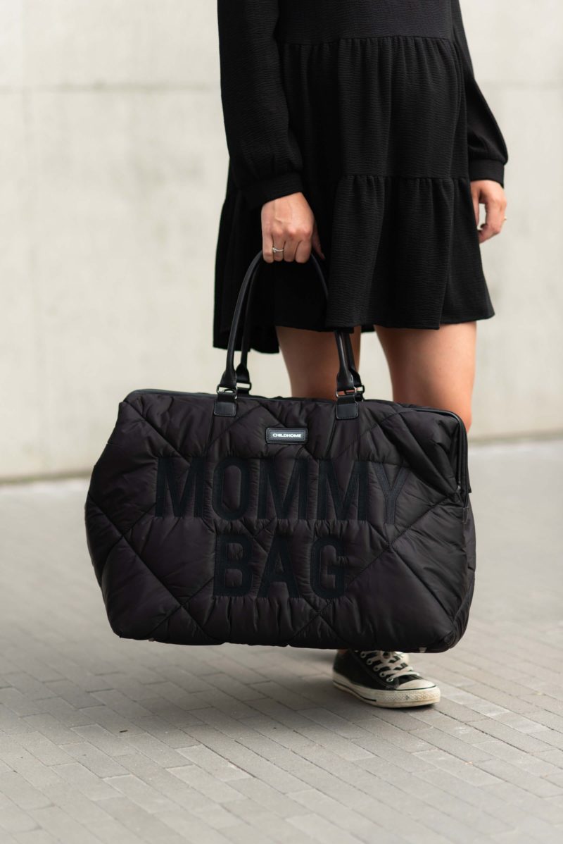 CHILDHOME Přebalovací taška - Mommy Bag Puffered Black