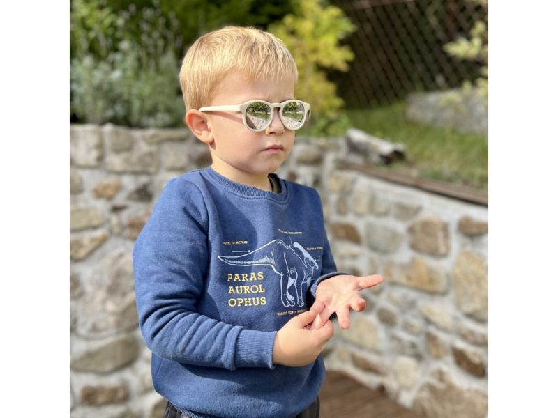 LITTLE KYDOO Sluneční brýle K Mirror Beige (2-5 let)