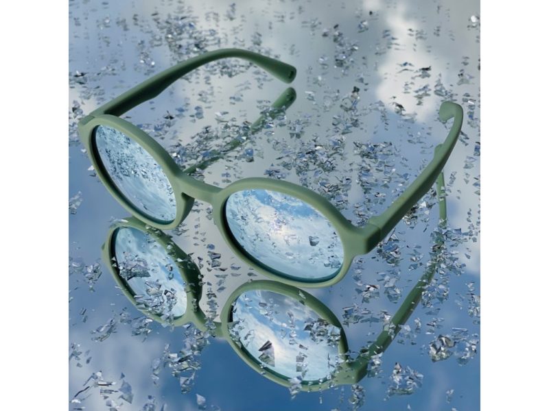 LITTLE KYDOO Sluneční brýle S Mirror Blue (1-4roky)