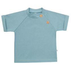 NEW BABY Kojenecká letní souprava tričko a kraťásky - Practical mint