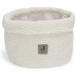 Jollein pletený košík River knit Cream white