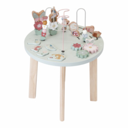 Little dutch dřevěný stolek s aktivitami Květiny a motýli