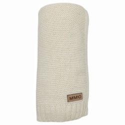 MIMIO Dětská deka z organické bavlny - Off white
