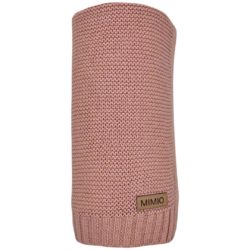 MIMIO Dětská deka z organické bavlny - Pudrově růžová