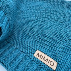 MIMIO Dětská deka z organické bavlny - Smaragd