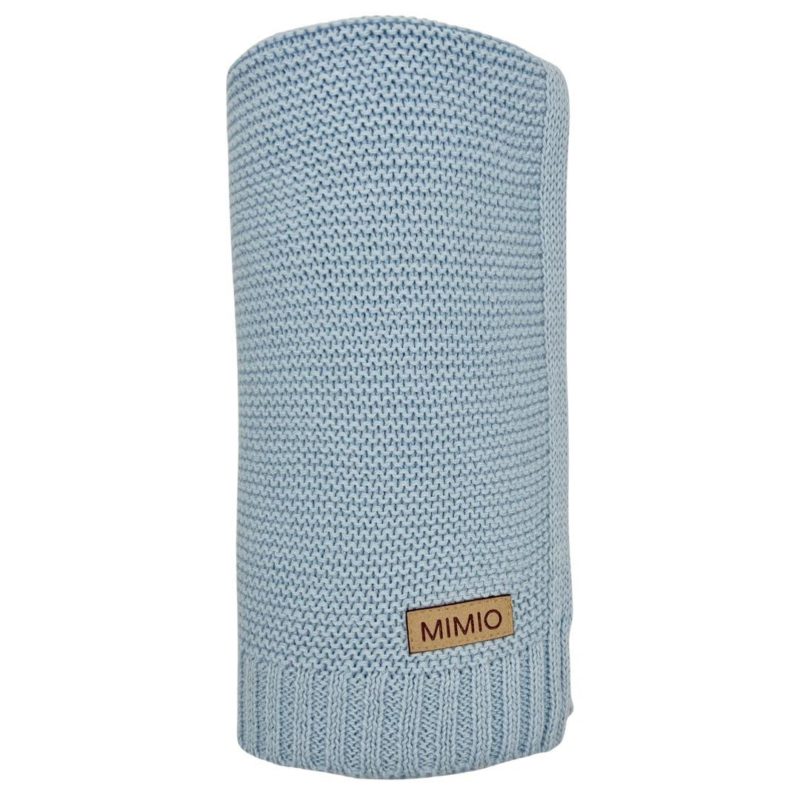 MIMIO Dětská deka z organické bavlny - Modrá