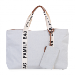 CHILDHOME Cestovní taška Family Bag CANVAS Off White