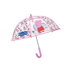 PERLETTI Dívčí deštník Peppa Pig transparent