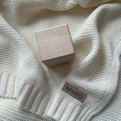 MIMIO Dřevěné dekorační kostky se jménem 3D