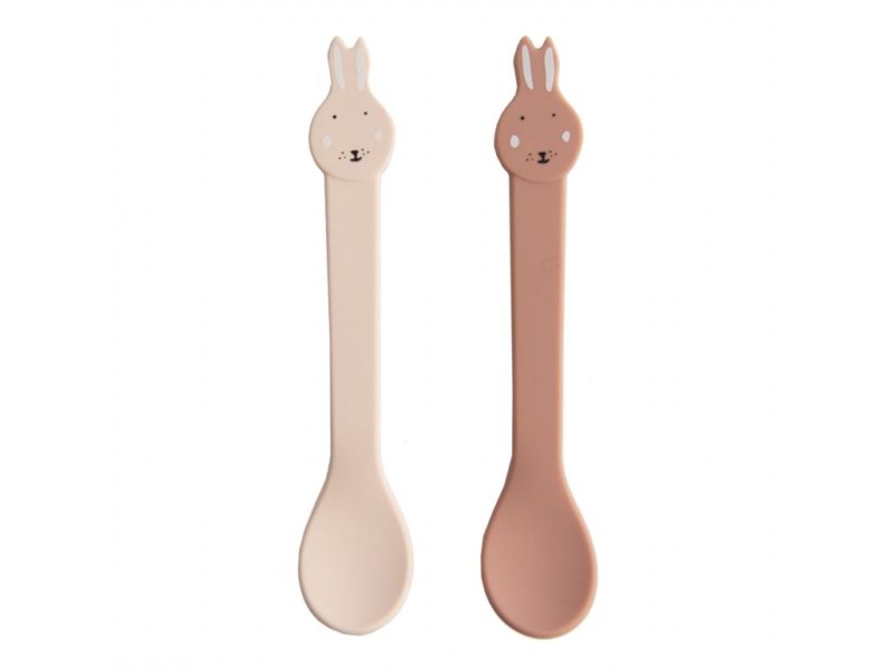 TRIXIE Silikonové lžičky 2-pack- Mrs. Rabbit