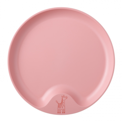 LITTLE DUTCH Dětský talíř Mio Deep pink