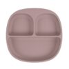 MIMIO Silikonový dělený talíř s protiskluzem - PALE MAUVE