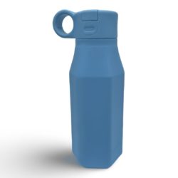 MIMIO Silikonová láhev na pití - POWDER BLUE