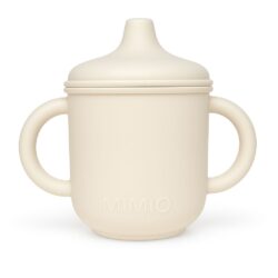 MIMIO Silikonový hrneček s pítkem - IVORY