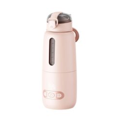 MIMIO Cestovní samoohřívací láhev - Růžová