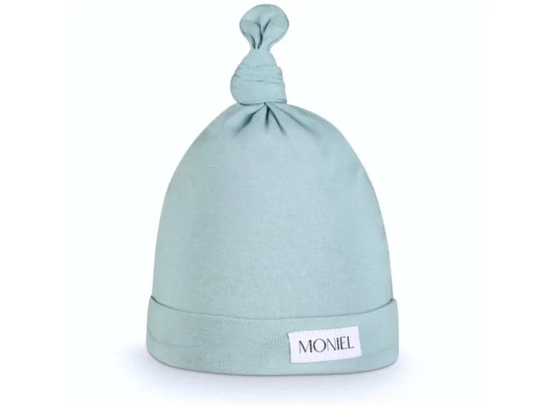 MONIEL Dětská čepice Pastel mint 0-3m