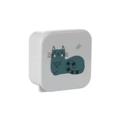 KIKKABOO Sada boxů na svačinu - Kitty cat grey