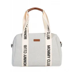 CHILDHOME Přebalovací taška Mommy Club Signature Canvas off white