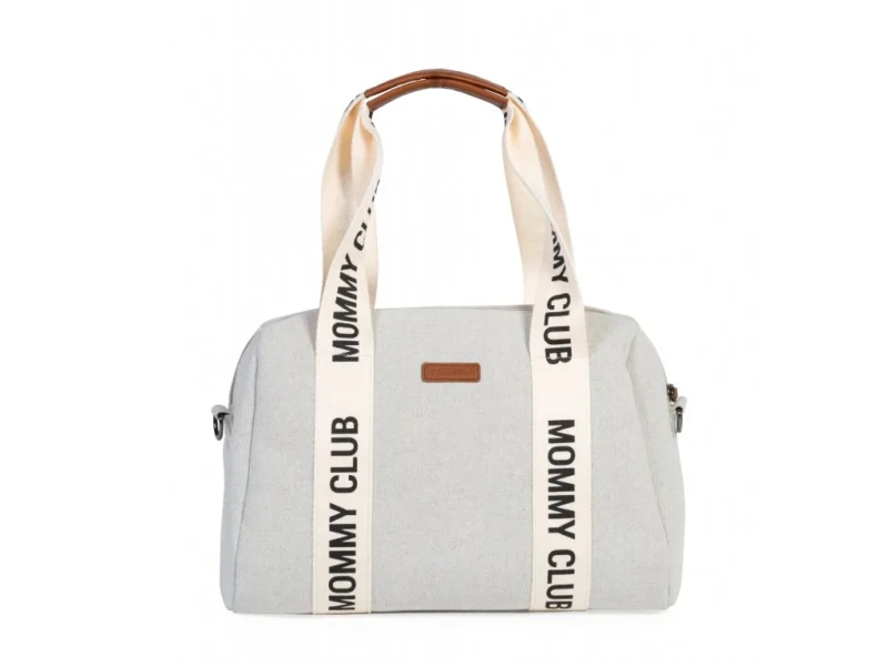 CHILDHOME Přebalovací taška Mommy Club Signature Canvas off white