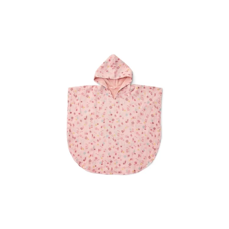 LITTLE DUTCH Plážové pončo - Ocean treasures