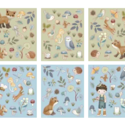 LITTLE DUTCH Sada se samolepkami - Forest friends