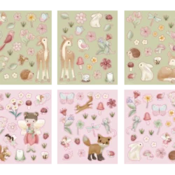 LITTLE DUTCH Sada se samolepkami - Fairy garden