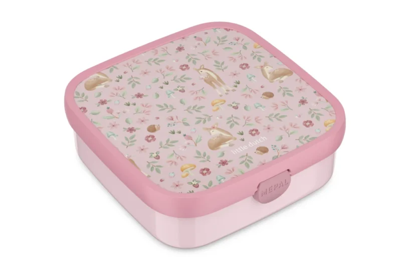 LITTLE DUTCH - Svačinový box+vidlička velký - Fairy garden