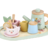 LITTLE DUTCH Čajový set dřevěný s květinovým potiskem
