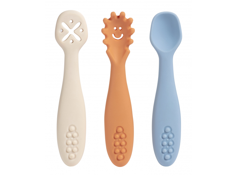 BEBECONFORT První lžičky silikonové 3ks