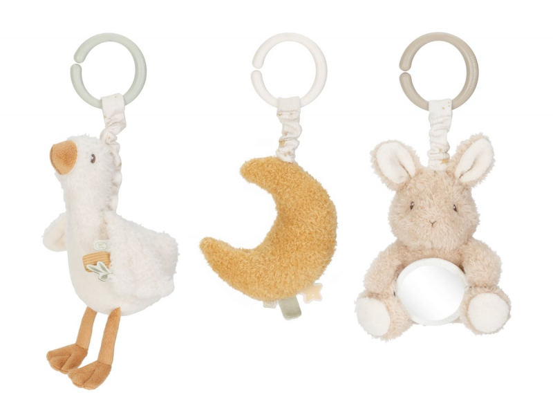 LITTLE DUTCH Závěsné hračky Newborn naturals