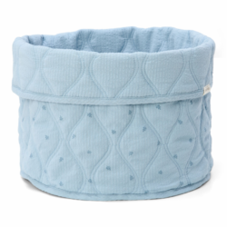 Little Dutch Košík textilní oboustranný velký Pure Denim Blue