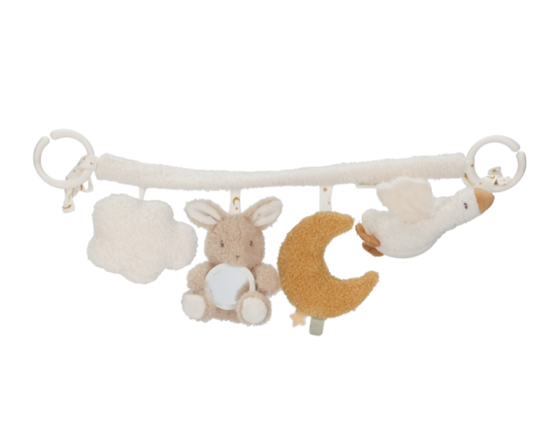 LITTLE DUTCH Řetěz na kočárek Newborn naturals