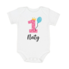 MIMIO Dětské body – První narozeniny + jméno