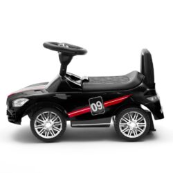 BABY MIX Odrážedlo se zvukem RACER - Černé