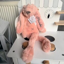 SÁRINKA- HAPPY HORSE Králíček Richie old pink 38 cm