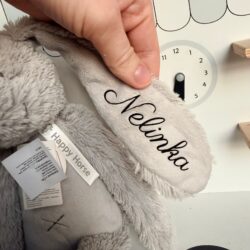 NELINKA - HAPPY HORSE Králíček Richie šedý 38 cm