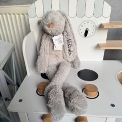 NELINKA - HAPPY HORSE Králíček Richie šedý 38 cm